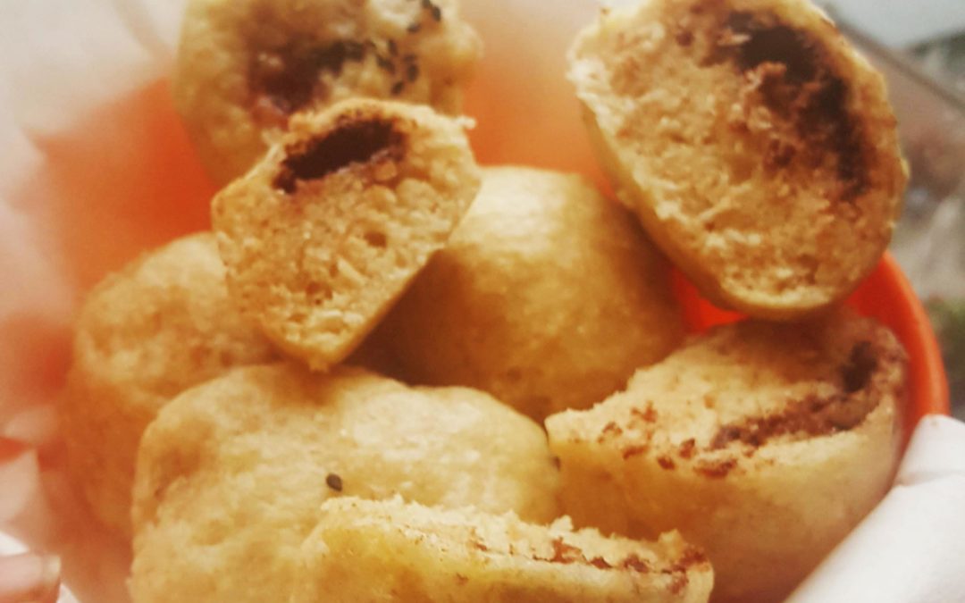 “Bao” panini cinesi ripieni di cioccolato e cotti al vapore