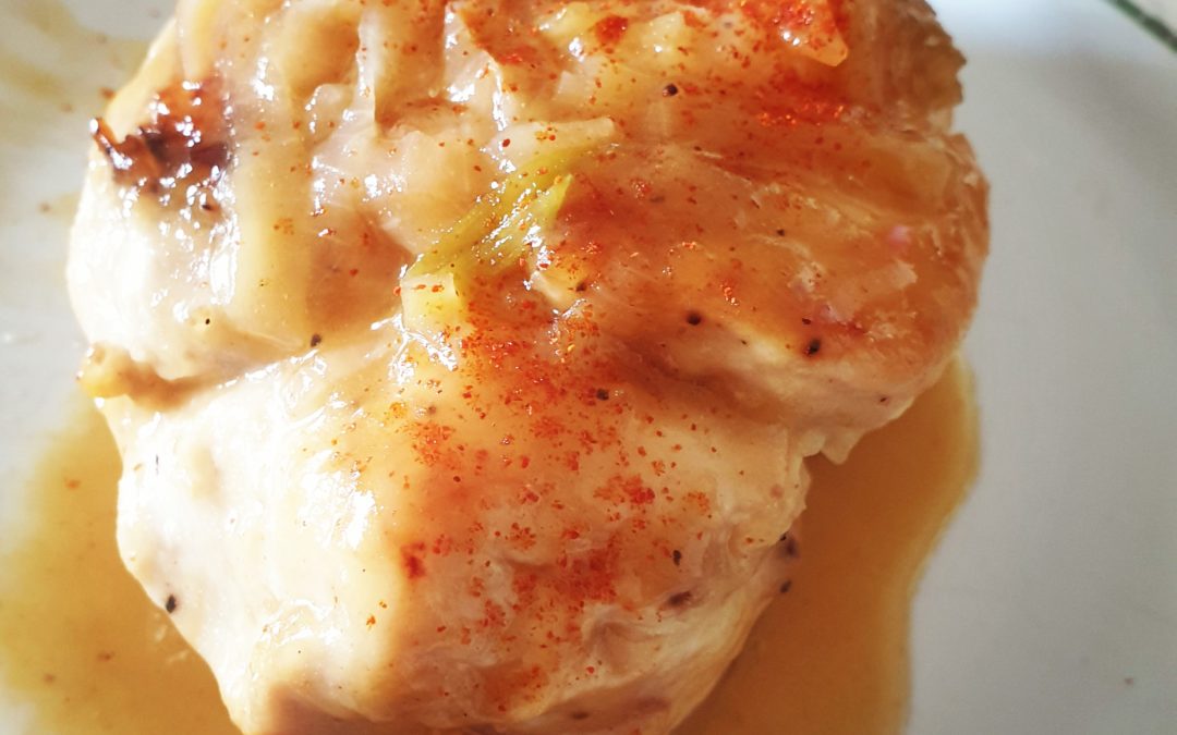 Pollo al limone laccato al miele